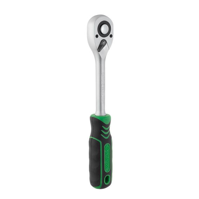 Набір інструментів INTERTOOL 1/2" & 1/4", 77од.(гол.4-32мм, кл.комб,7-19мм,кл.шарн.8-15мм) - для автосервісу Львів - фото 2