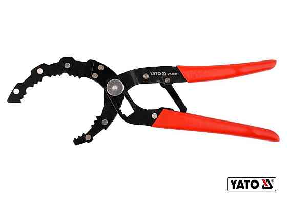 Кліщі для оливних фільтрів YATO : Ø60-120 мм, L= 280 мм [6/36] Одеса