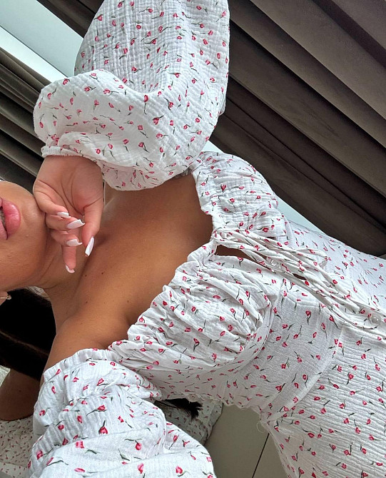 Жіноче романтичне мініплаття у квітковий принт муслін 100% бавовна 46/48 Одеса - фото 2