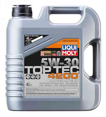 LIQUI MOLY 3715 Top Tec 4200 SAE 5W-30 — Повністю синтетична моторна олива Low SAPS | Для бензинових і дизельних двигунів з DPF Ковель