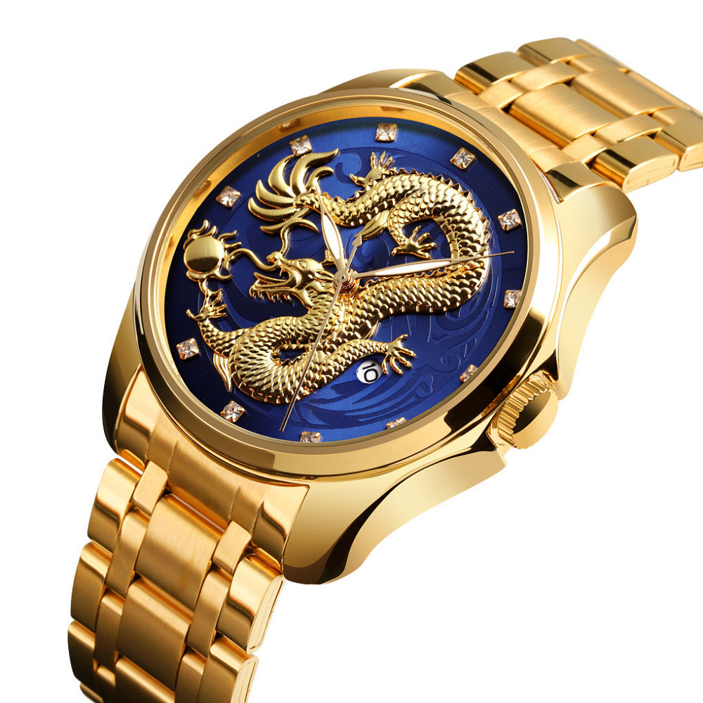 Skmei 9193GDBU Gold-Blue Київ - фото 2
