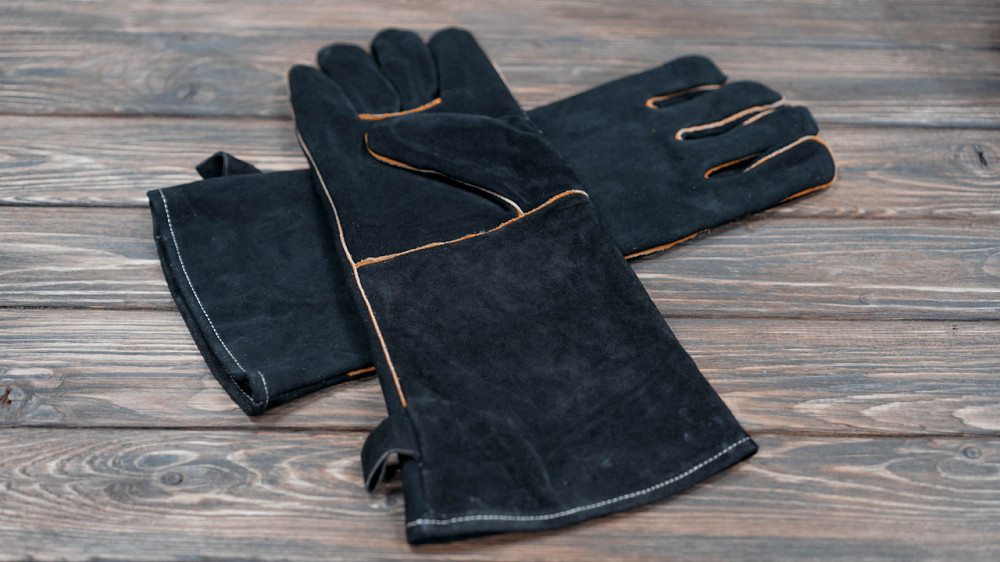 Термостойкие кожаные перчатки для гриля 2 шт. GRILLI 777702 Код: 004900 Ровно - изображение 2