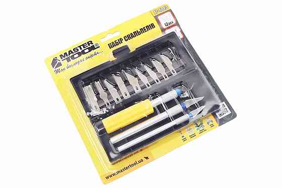 Набір скальпелів 13шт з тримачем 17-1013 Київ