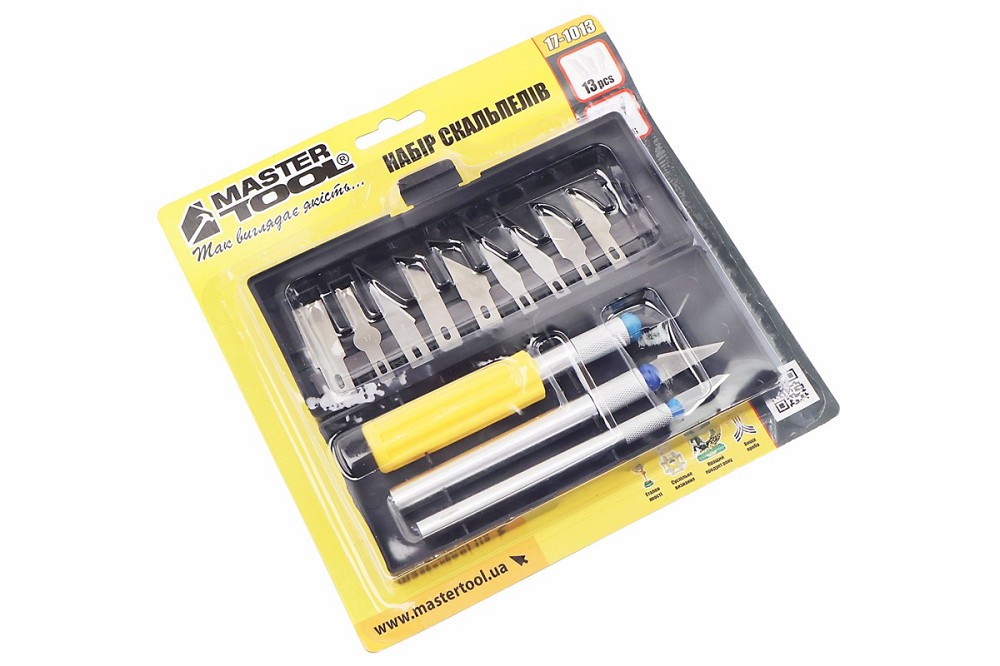 Набір скальпелів 13шт з тримачем 17-1013 Київ - фото 1