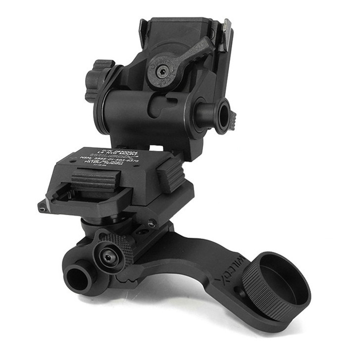 Комплект кріплень Sotac NVG Wilcox L4G24 + J-Arm (метал) для ПНО PVS-14 (Чорний) Київ - фото 1