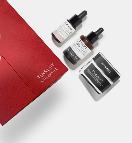Набір Ліфтинговий (денний крем + сироватка для обличчя + сироватка навколо очей) Keenwell TENSILIFT 50 мл + 30 мл + 15 мл Дніпро - фото 1