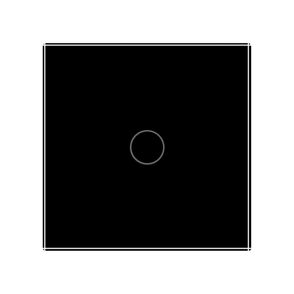 LIVOLO Безшумний сенсорний прохідний/перехресний вимикач 1 сенсор Livolo чорний скло (VL-C701SQ Коломыя - изображение 8