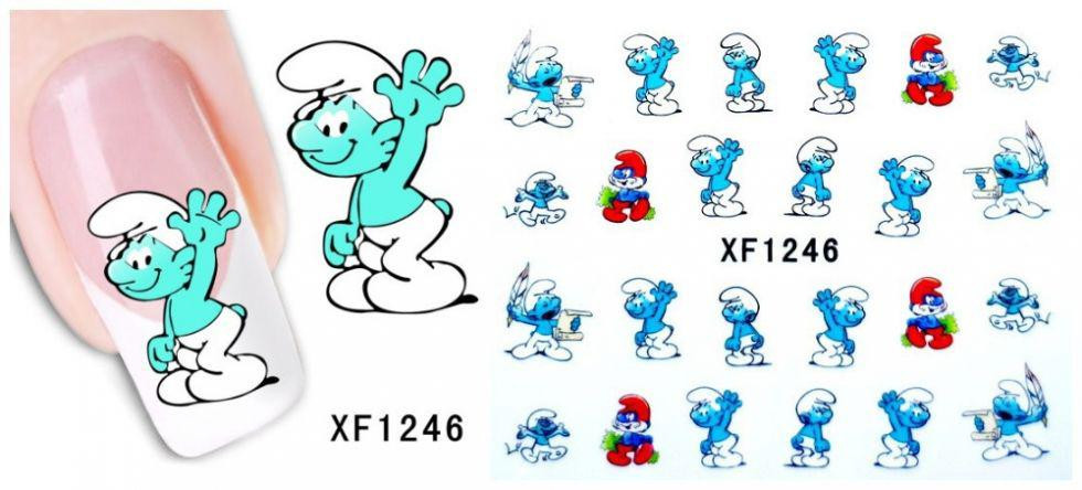 Водные наклейки на гель лак 