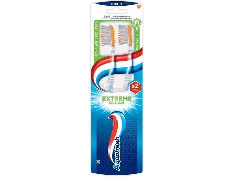 Зубная щетка 2шт Extreme Clean (11 в подарок) ТМ AQUAFRESH Киев - изображение 1