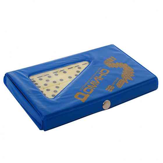 Настільна гра Доміно M 0003 в пеналі  Синій Вінниця