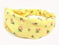 Женская бандана муслин желтая Киев - изображение 1