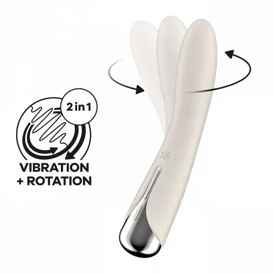 Вібратор Satisfyer Spinning Vibe 1 Beige Львів