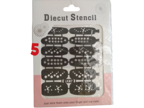 Трафарет для дизайна ногтей Киев