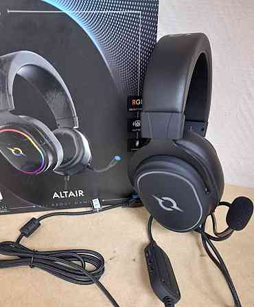 Ігрові дротові навушники Aqirys Altair Black Харків