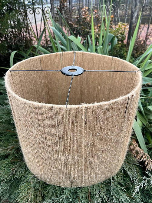 Абажур плетеный круглый кофейный Киев - изображение 8