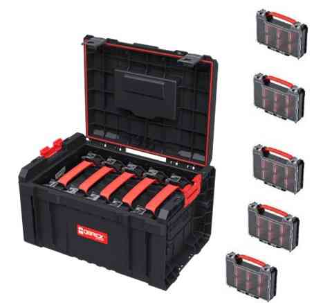 Ящик для інструментів QBRICK SYSTEM PRO TOOLBOX 2.0 + 5 штук органайзерів PRO ORGANIZER MULTI Одесса