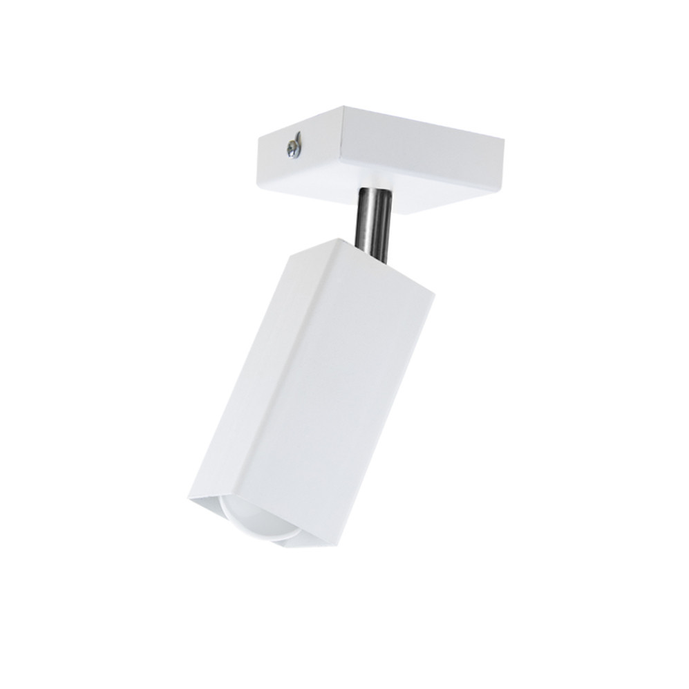 Потолочный поворотный светильник накладной Е27 белый Crocus SQ 1105-1 Киев - изображение 2