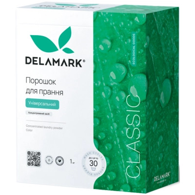 Стиральный порошок DeLaMark Universal 1 кг (4820152330048) Винница - изображение 1