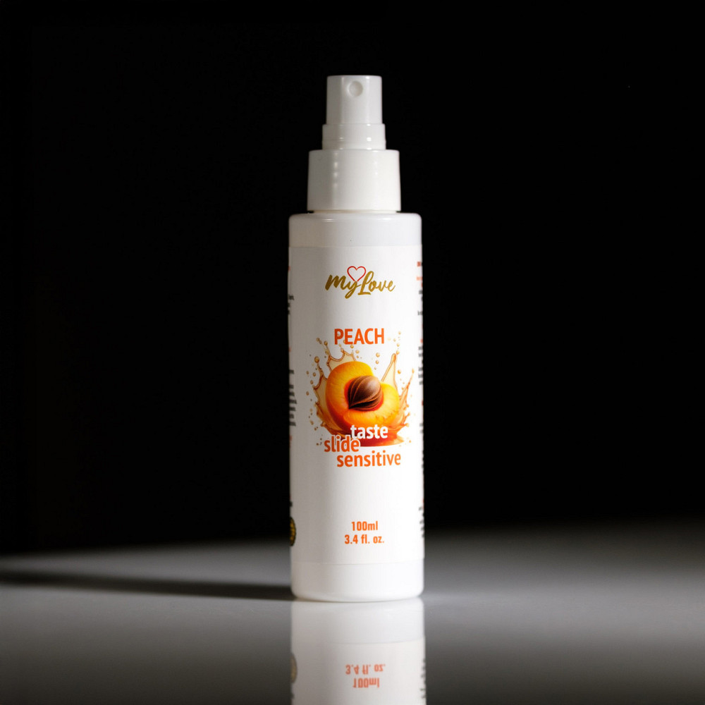Інтимний гель-лубрикант - MyLove Taste Slide Sensitive Peach, 100 мл Sex Aura Київ - фото 3