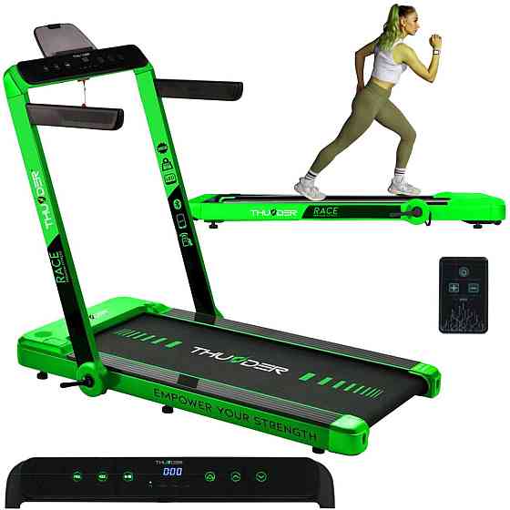 Беговая дорожка электрическая THUNDER RACE-GREEN Киев
