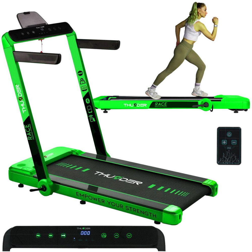 Беговая дорожка электрическая THUNDER RACE-GREEN Киев - изображение 5