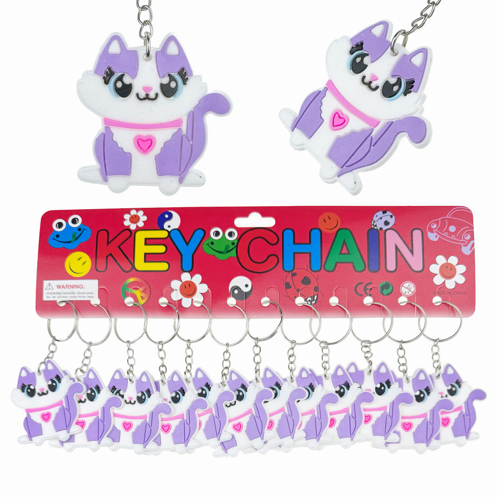 Брелок для ключів Котик 12 шт. Київ - фото 1