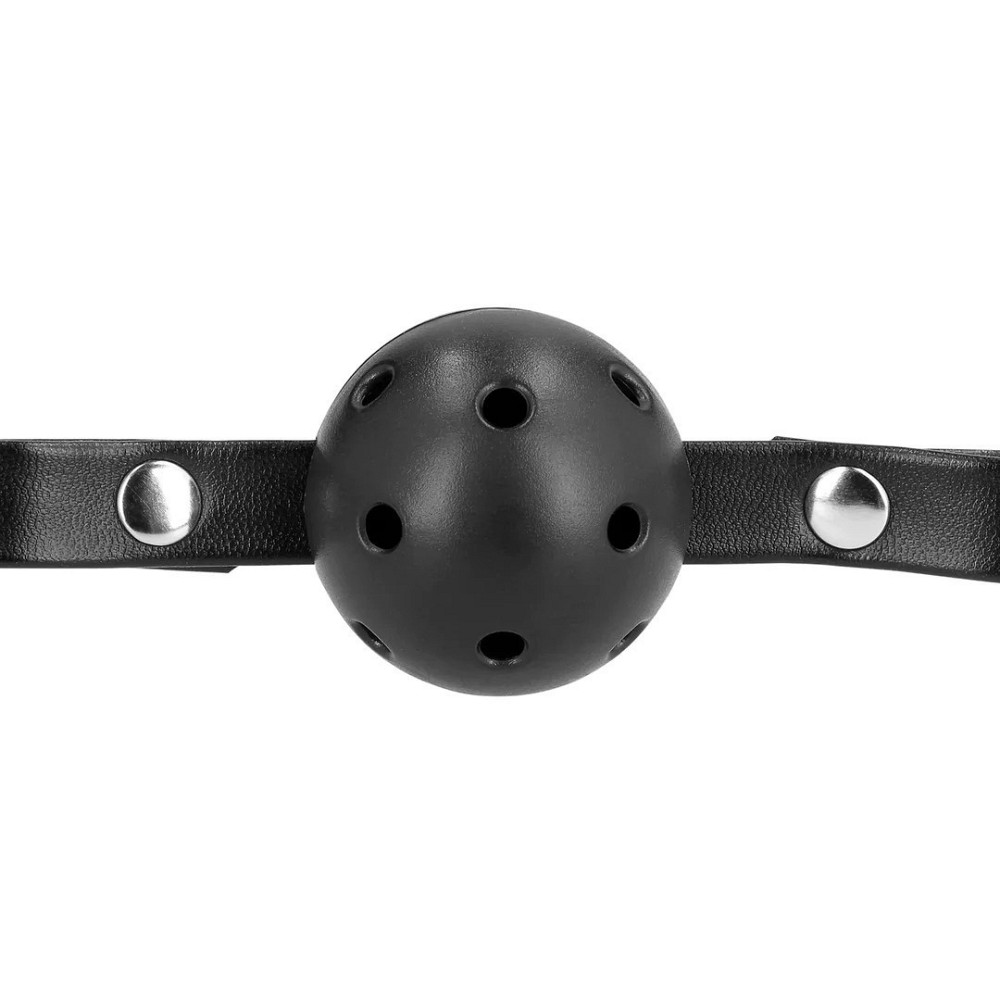 Маска-намордник с кляпом - Ouch! Xtreme Muzzle with Removable Ball Gag Sex Aura Киев - изображение 8