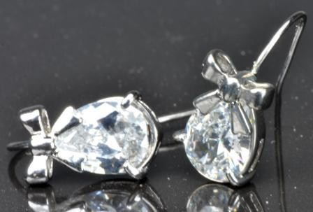 Серьги гвоздики с  кристалом СГ3900-2-2 Киев - изображение 4