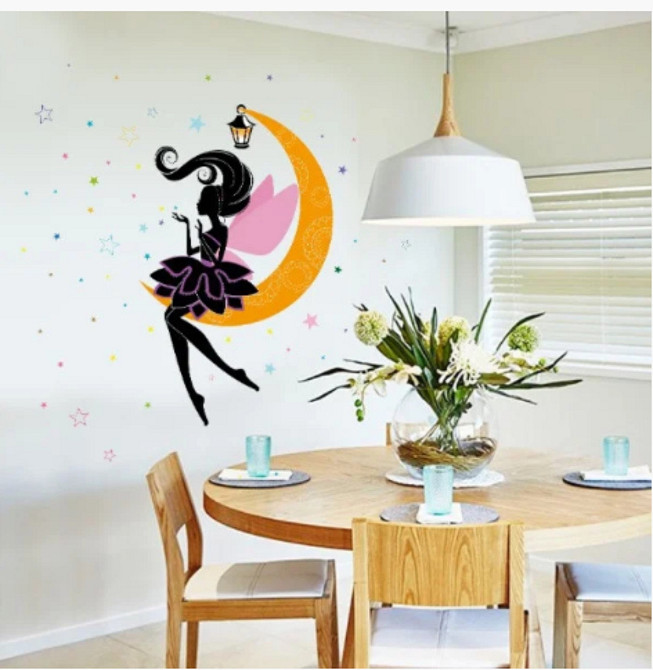 Интерьерная наклейка Фея на луне Киев - изображение 7