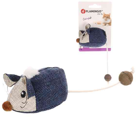 Flamingo Jeany Mouse ФЛАМИНГО ДЖИНИ МЫШЬ мягкая игрушка с кошачьей мятой для котов Киев