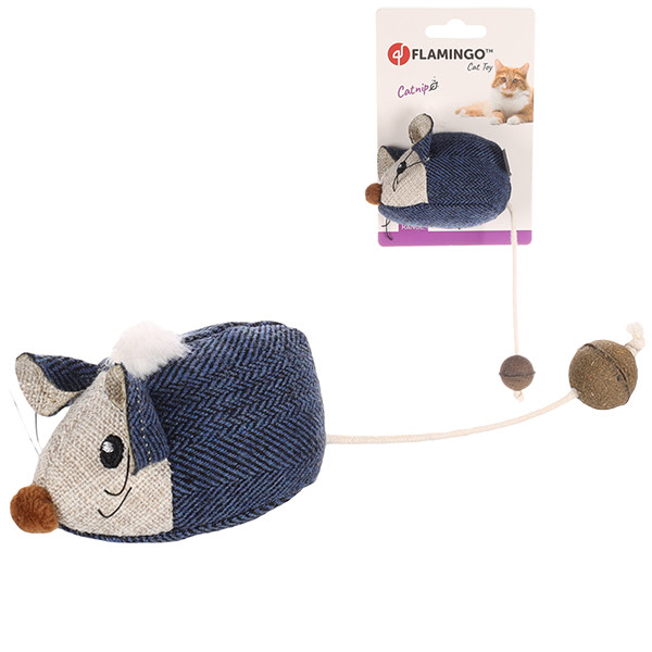 Flamingo Jeany Mouse ФЛАМІНГО ДЖИНІ МИША м’яка іграшка з котячою м’ятою для котів Київ - фото 1