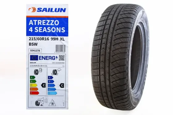 Шина 215/60R16 всесезонна 99H XL Sailun Atrezzo 4 Seasons Вінниця
