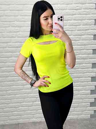 Футболка з вирізом "Bianka" оптом | Норма Київ