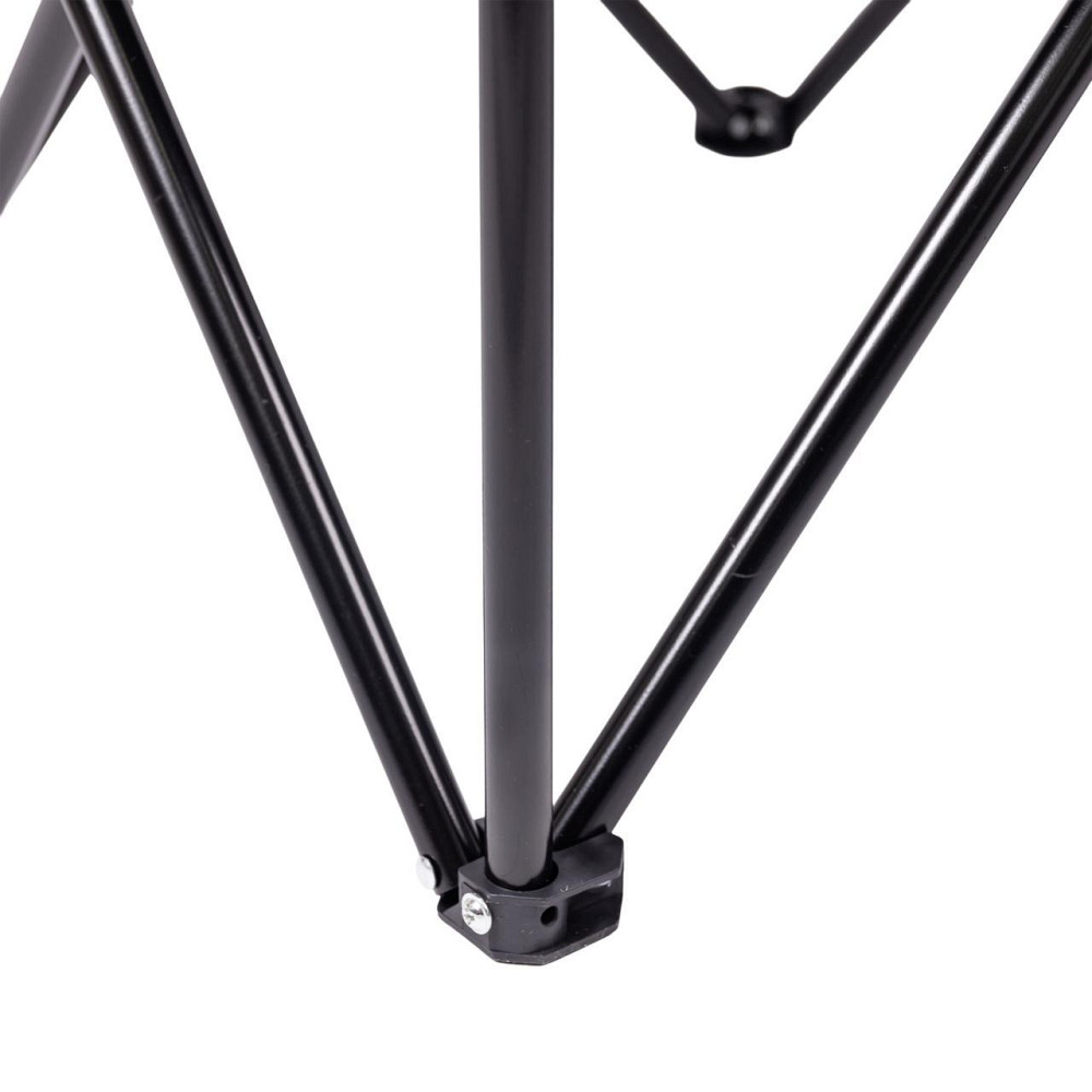 Крісло розкладне туристичне 50х80х80 см з підстаканником Чорне SJ-0014B Київ - фото 5