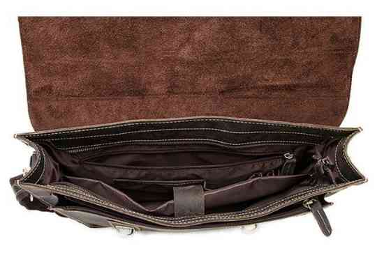 Портфель чоловічий зі шкіри Vintage 14774 Коричневий Київ