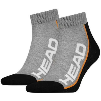 Шкарпетки Head Qperformance Quarter 781009001-235 2 пари Чорний/Сірий 35-38 (8718824546469) Вінниця - фото 1