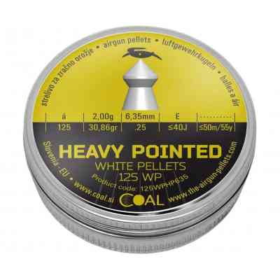 Пульки Coal Heavy Pointed 6,35 мм 125 шт/уп (125WPHP635) Вінниця