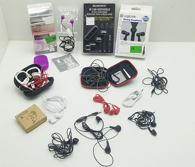Маленькі провідні навушники аудіо 3,5 мм, micro usb Луцк - изображение 1