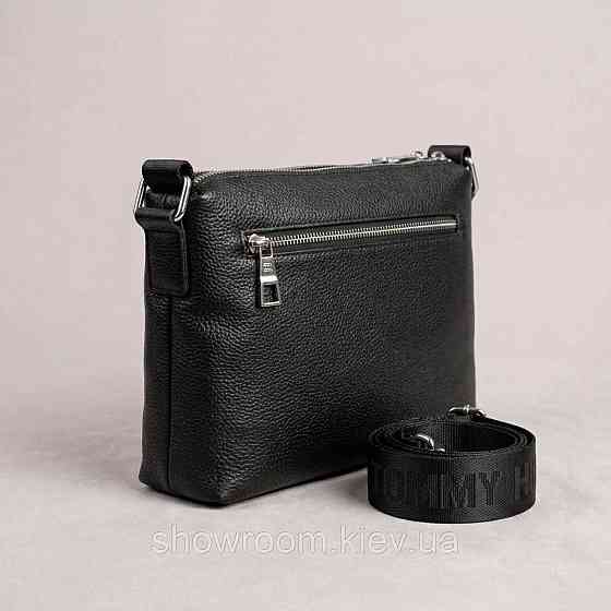 Кожаная брендовая сумка на три отделения ТН (0614) Киев