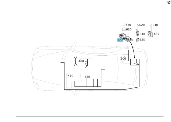Mercedes-Benz  A2115452401 Задній блок силових запобіжників CLS C219 E-class W211 E-class S211 Одесса