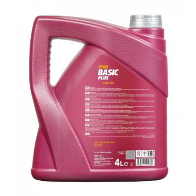 Трансмиссионное масло Mannol BASIC PLUS GETRIEBEOEL 4л 75W-90 (MN8108-4) Винница - изображение 2