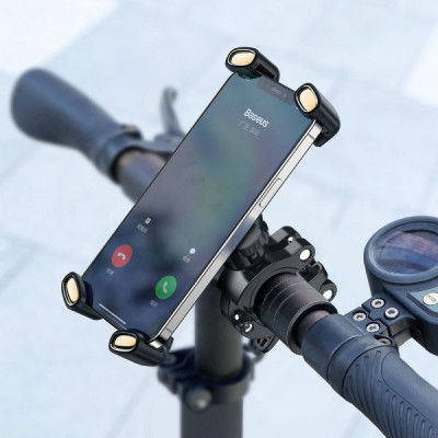 Держатель для смартфонов Baseus 4.7-6.5" Quick to take (for bicycle and Motorcycle) (SUQX-01) Винница - изображение 3