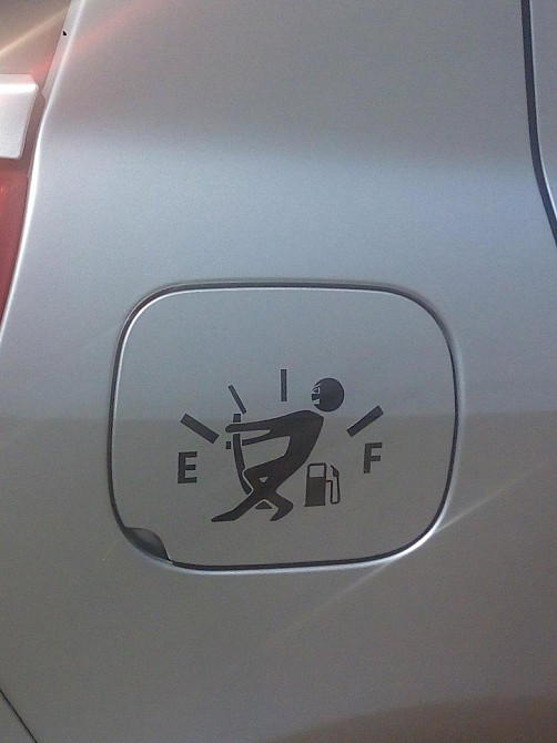 Наклейка на авто На бак Чорна Київ - фото 7