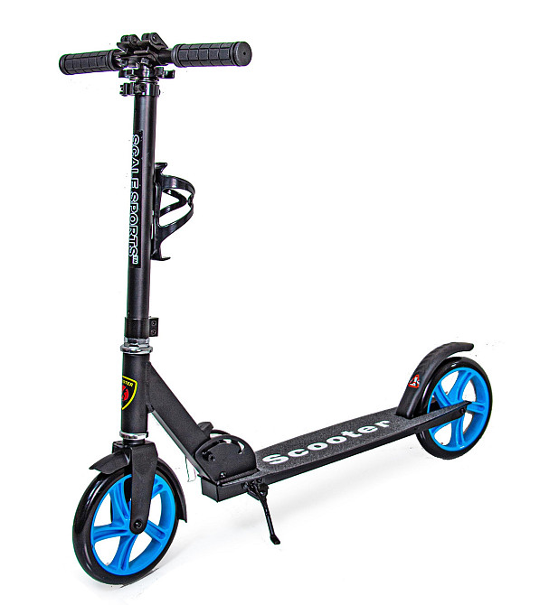 Самокат Scale Sports SS-05, двоколісний. Чорний Одеса - фото 1