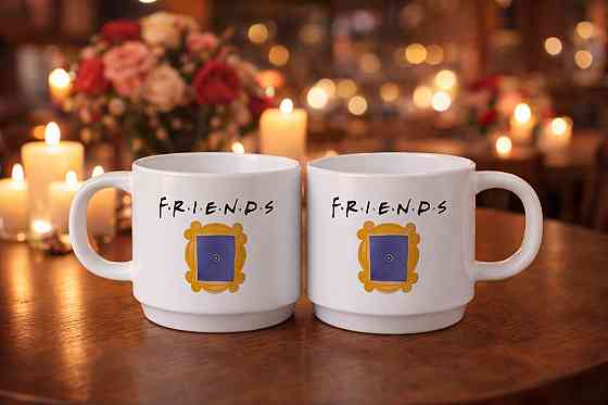 Керамічна чашка «Друзі Friends» Фонтан 300 мл Одеса