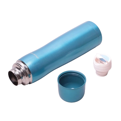 Термос 1000мл нержавіюча сталь (блакит/салат/рожевий/беж) KAMILLE 2000A Житомир - изображение 3