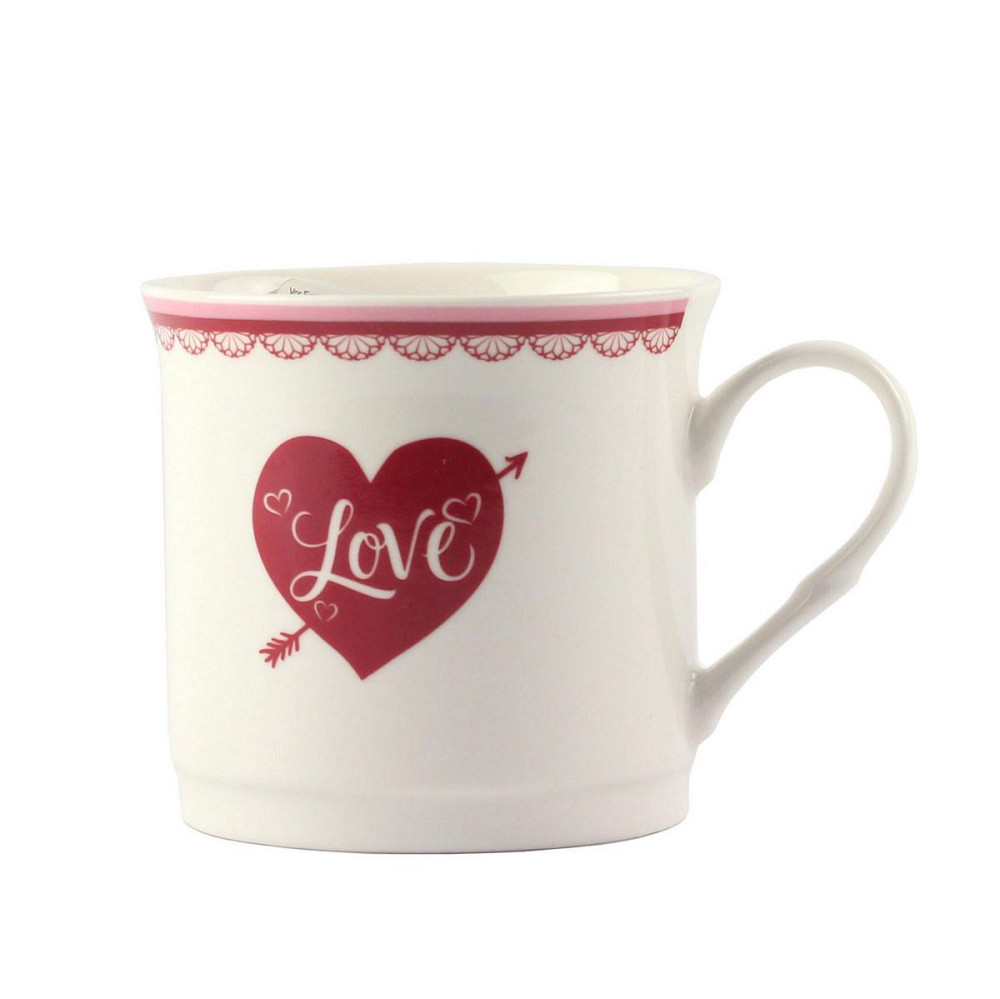 Кружка OOTB Love фарфоровая, белая Ровно - изображение 1