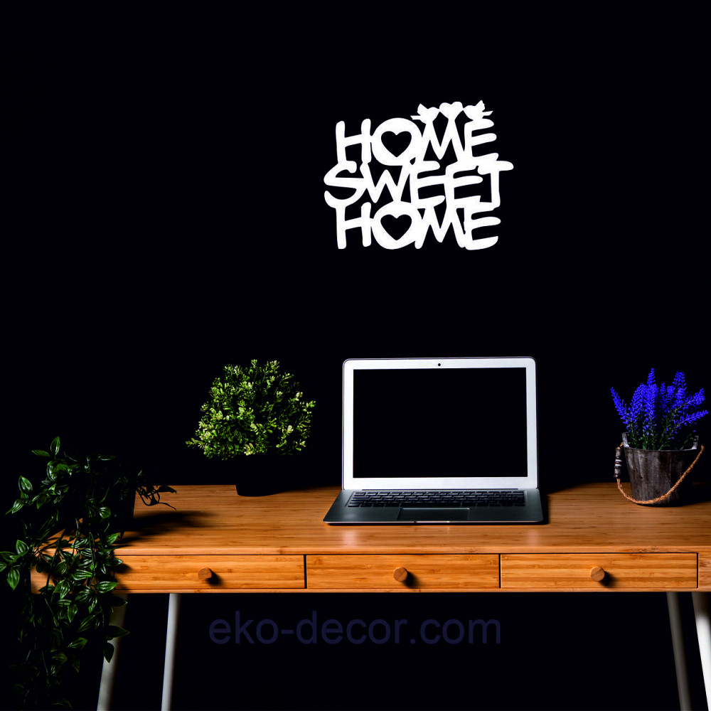 Декоративное настенное Панно «Нome sveet home», Декор на стену 90*71 см, Белый Киев - изображение 9