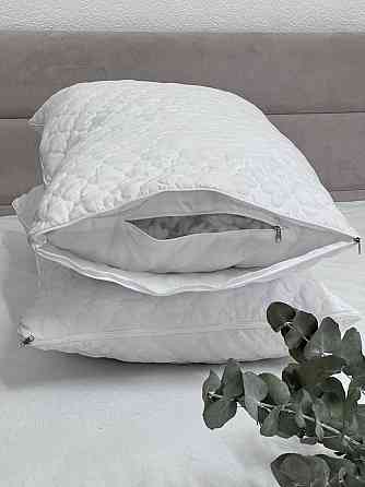 Ecotton Подушка Ecotton 50х70 см антиалергенна подвійна з чохлом наволочкою на блискавці із мік Київ