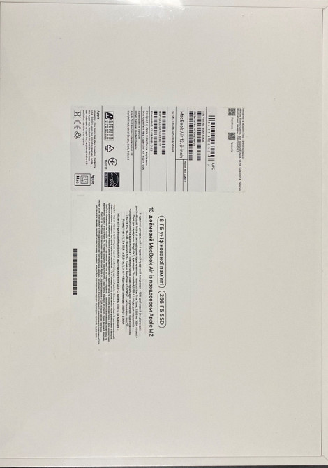 Ноутбук Apple Macbook Air 13” M2 16/256 оригинал, новый. Киев - изображение 3